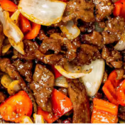 Beef with Black Pepper Sauce